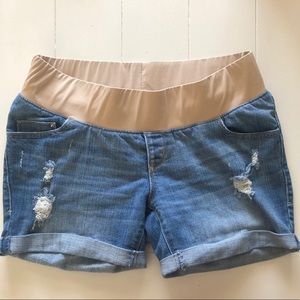 Maternity Jean Shorts